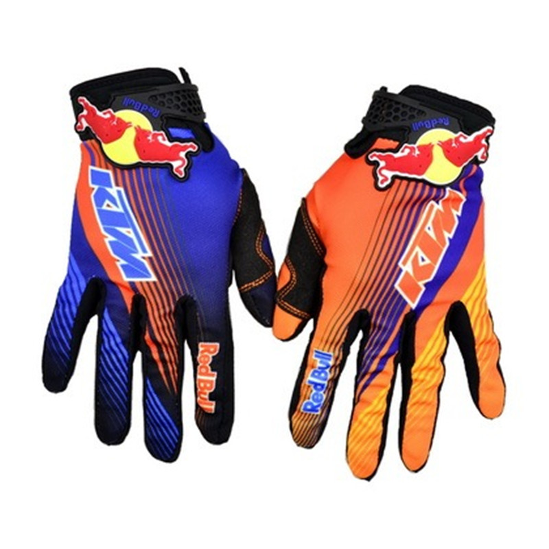 red bike gloves